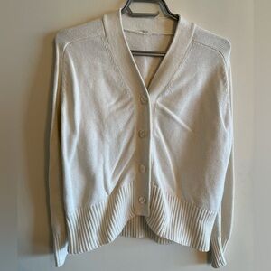 Muji Knit White Cardigan